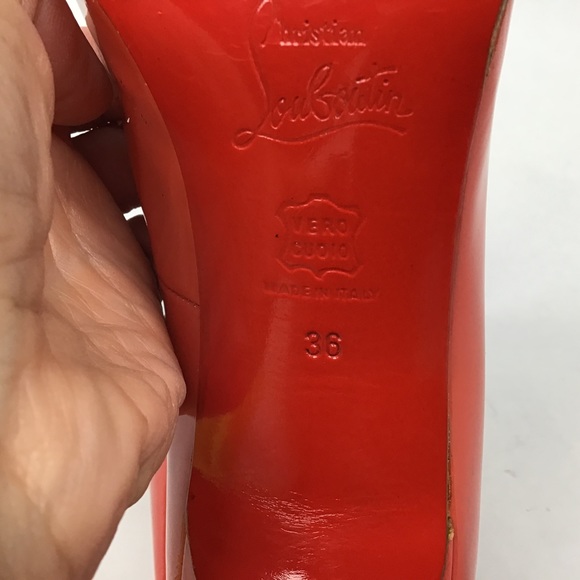 Christian Louboutin So Kate Bright Pink Patent Leather Heels Size 36 - Picture 9 of 10